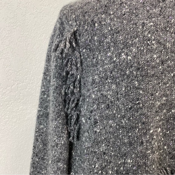 Bruno Manetti Cashmere & Wool Fringe Cardigan Longline Coat - Picture 2 of 16